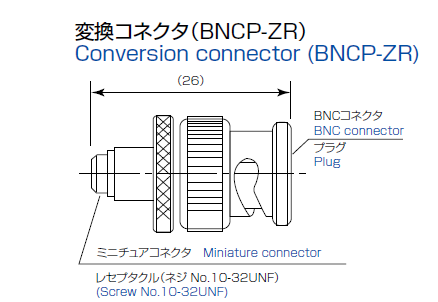 BNCP-ZR(変換コネクタ)